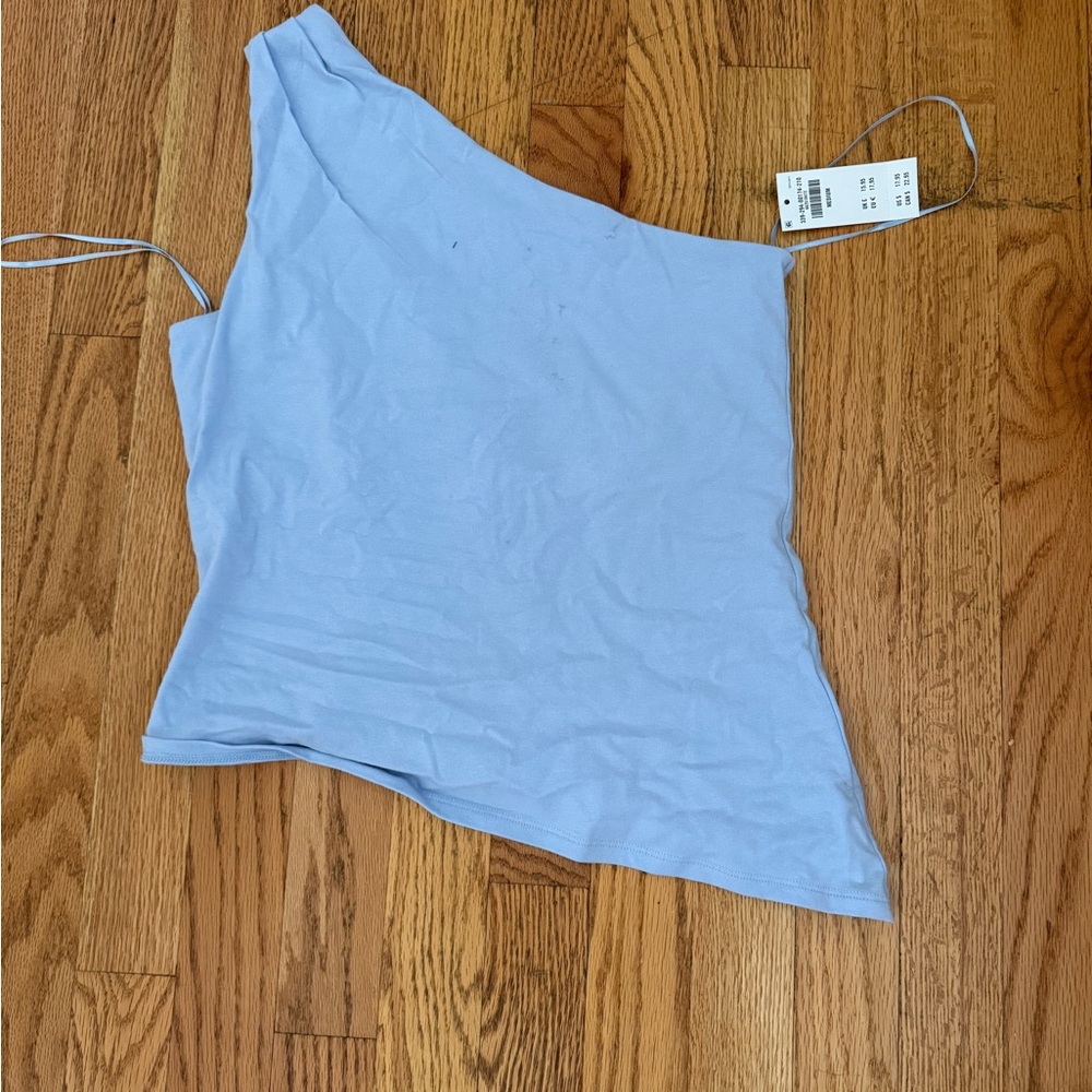 Hollister Sky Blue One-Shoulder Top